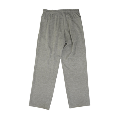 Gray Solid Sweatpants