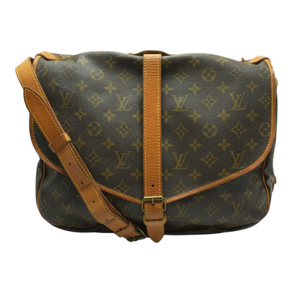 Brown Saumur 35 Shoulder Bag