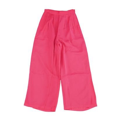 Pink Solid Dress Pants