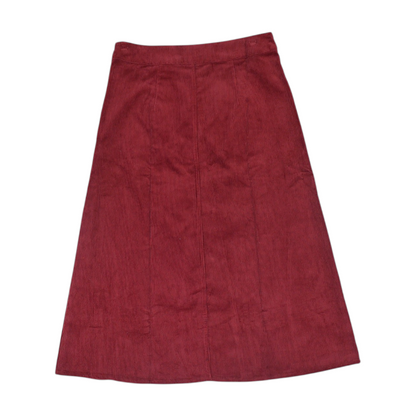 Red Midi Skirt