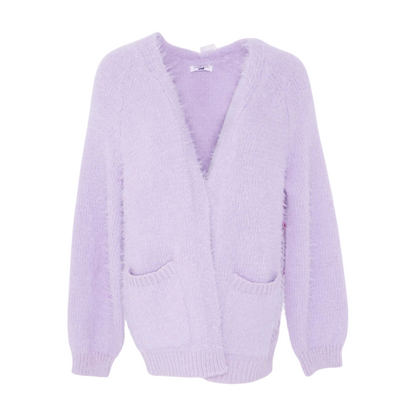 Lavender Cardigan Sweater