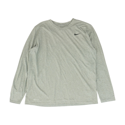 Gray Solid Active T-Shirt