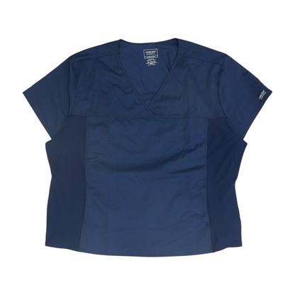 Navy Plus Scrub Top