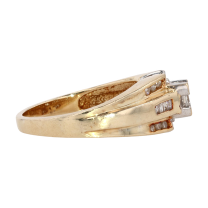 3/8 ctw 14K Yellow Gold Diamond Fashion Ring