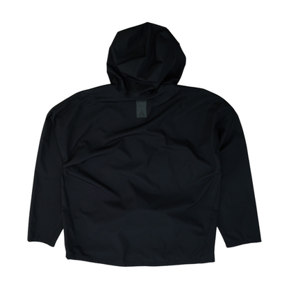 Black Solid Rain Jacket