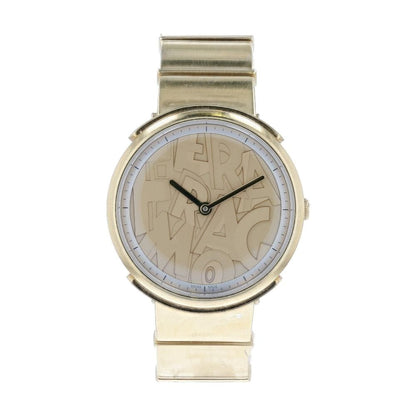 Women's Rare Logomania Gold Tone Stainless Steel Watch