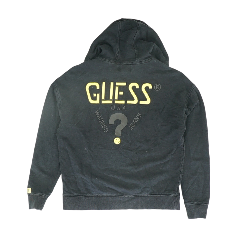 Black Solid Hoodie Pullover
