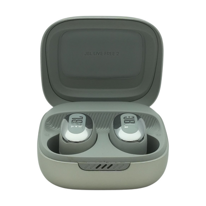 Silver Live Free 2 Wireless Earbuds