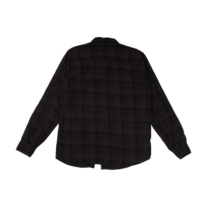 Purple Plaid Flannel Button Down