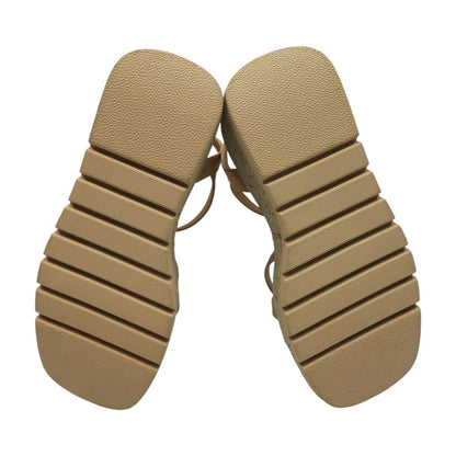 Brown Wedged Sandals