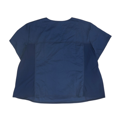 Navy Plus Scrub Top