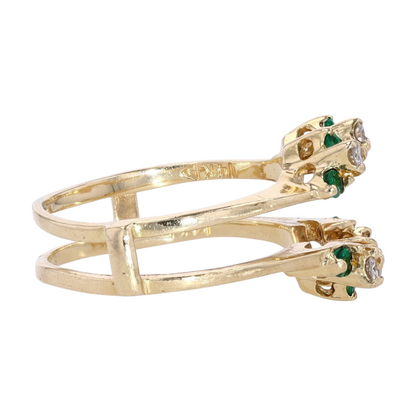 14K Sterling Silver Diamond Fashion Ring