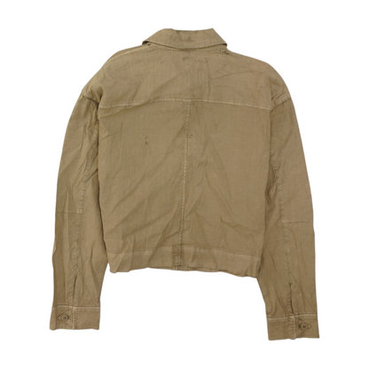 Beige Button Down