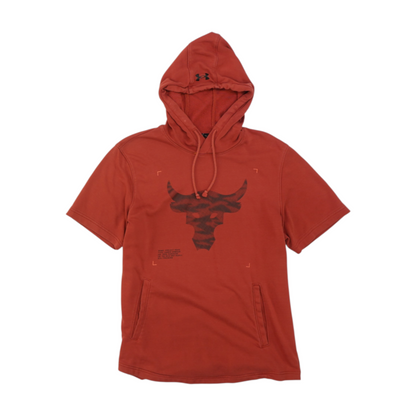 Red Solid Hoodie Pullover