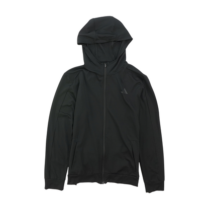 Black Solid Active Jacket