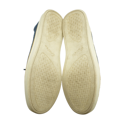 Navy Low-Top Athletic Shoes