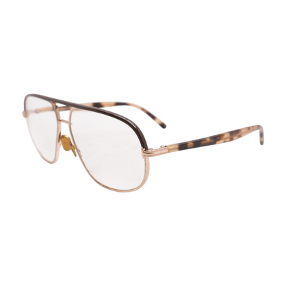 Gold Maxwell Aviator Prescription Eyewear