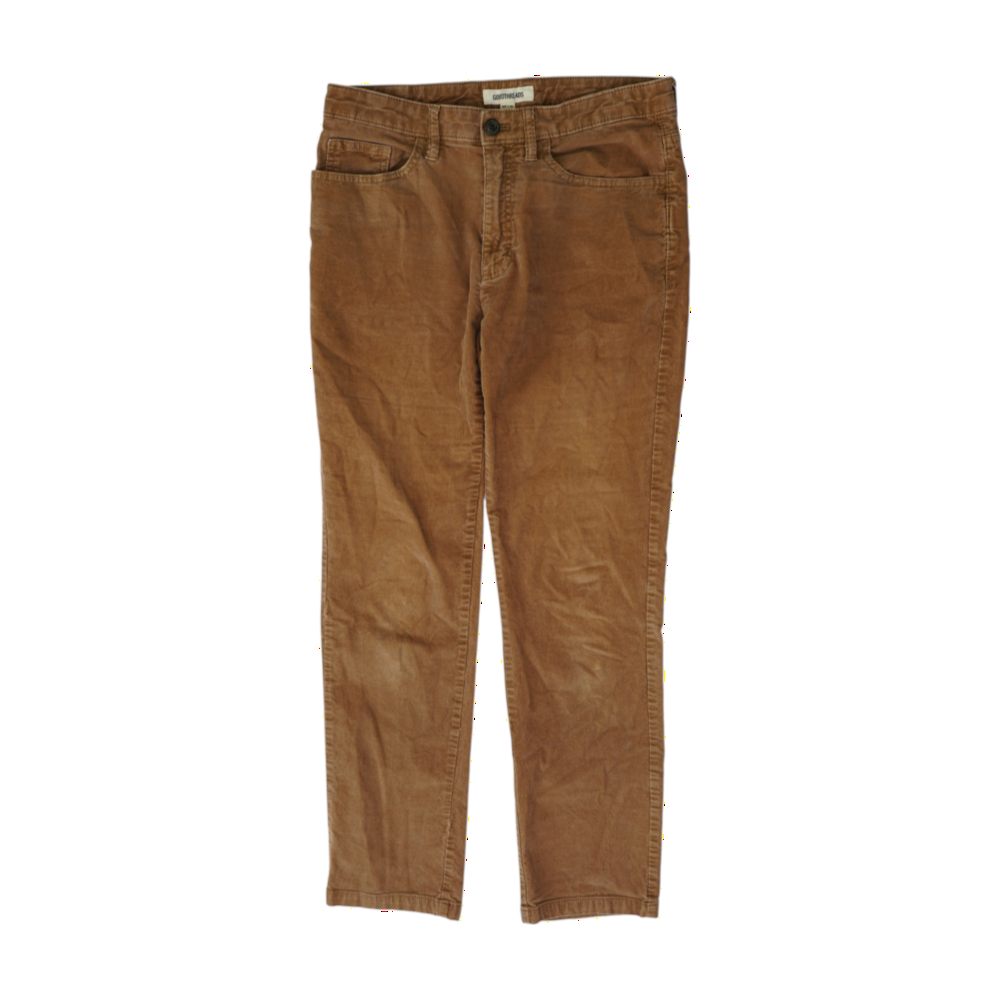 Brown Straight Pants