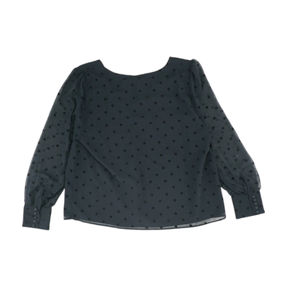 Black Polka Dot Blouse
