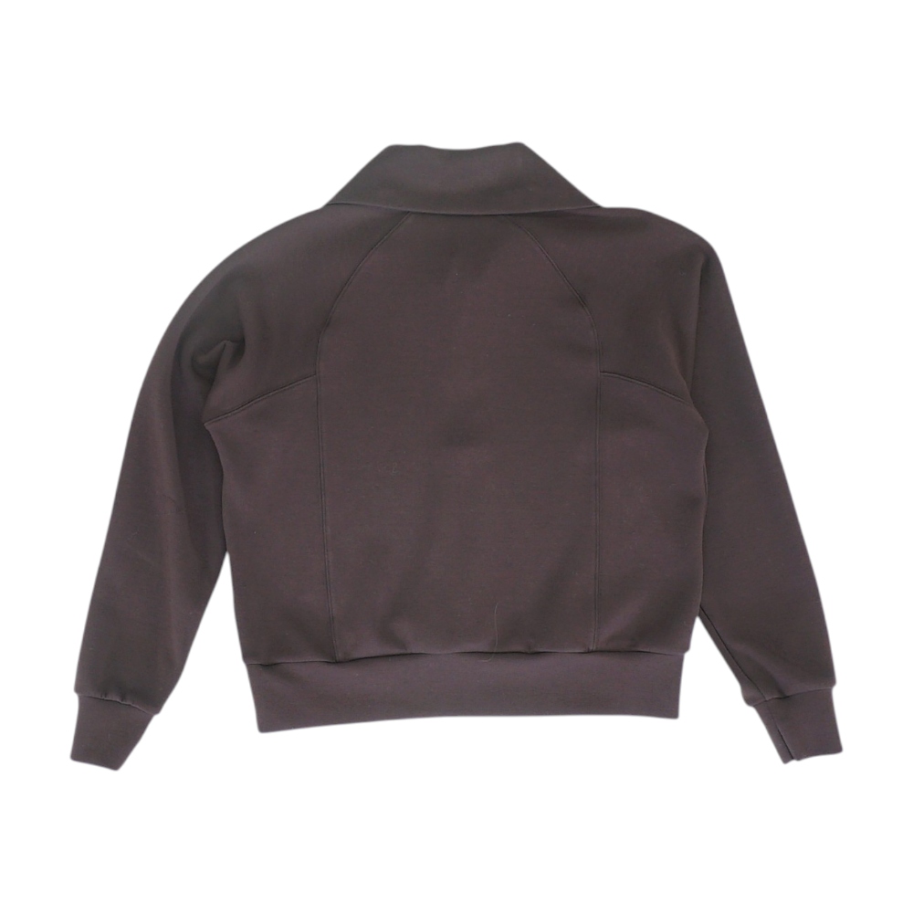 Purple Solid 1/4 Zip Pullover