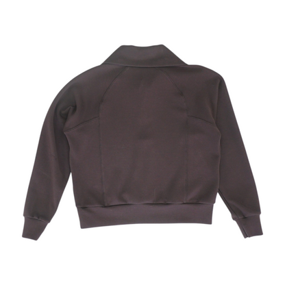 Purple Solid 1/4 Zip Pullover