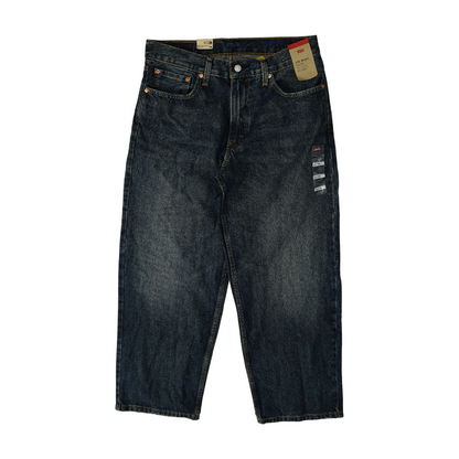578 Navy Loose Jeans