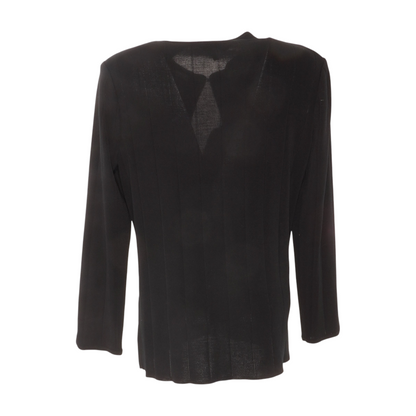 Black Cardigan Sweater