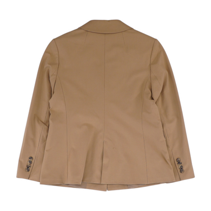 Brown Petite Solid Blazer