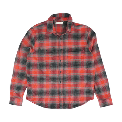 Red Plaid Flannel Button Down