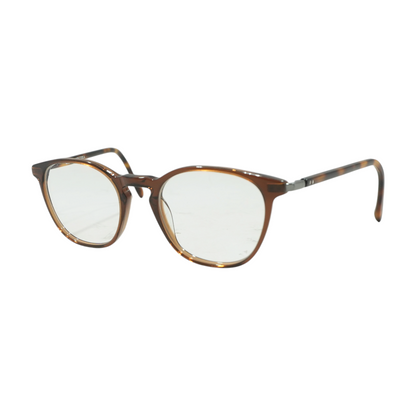 Brown Benjamin Round Prescription Eyewear