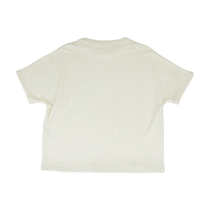 Beige Solid T-Shirt