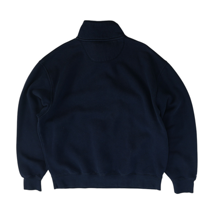 Navy Graphic 1/4 Zip Pullover
