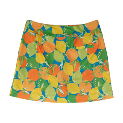 Blue Graphic Mini Skort
