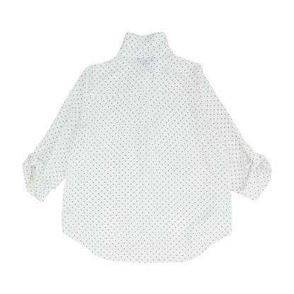 White Polka Dot Button Down