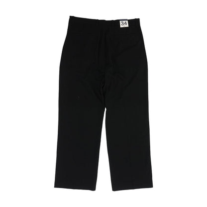 Navy Solid Dress Pants