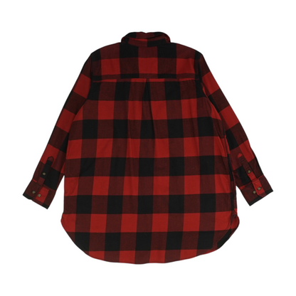 Red Check Flannel Button Down