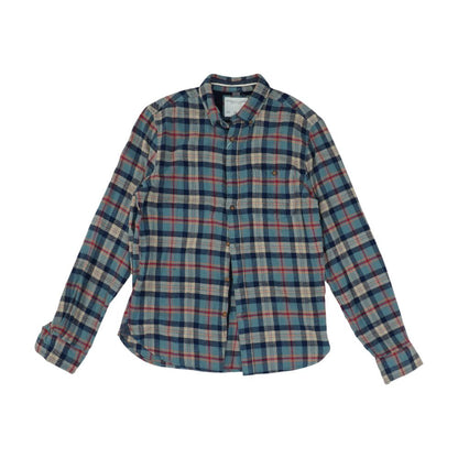 Multi Plaid Flannel Button Down