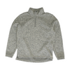 Gray Solid 1/4 Zip Pullover