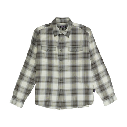 Gray Plaid Long Sleeve Button Down