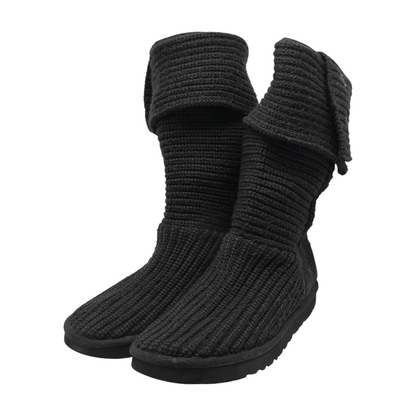 Black Knee-High Boots