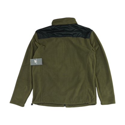 Olive Color Block Jacket
