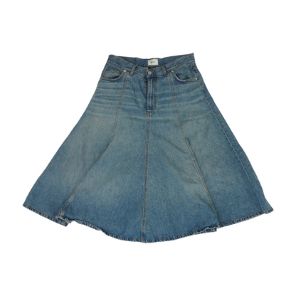 Blue Midi Skirt