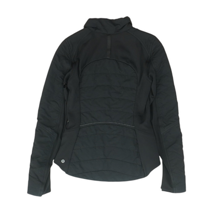 Black Solid Active Jacket