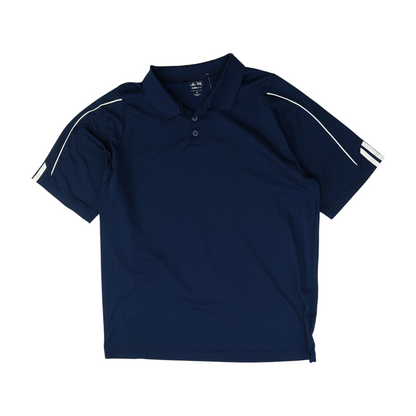 Navy Solid Short Sleeve Polo