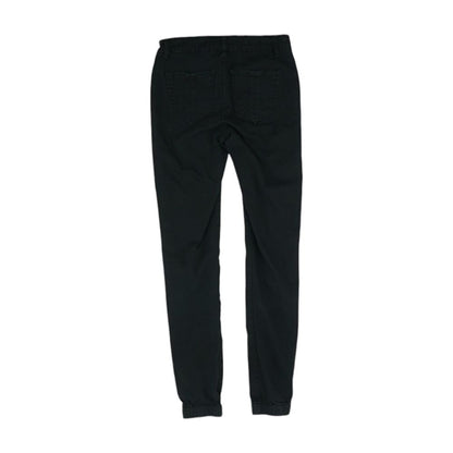 Black Solid Pants