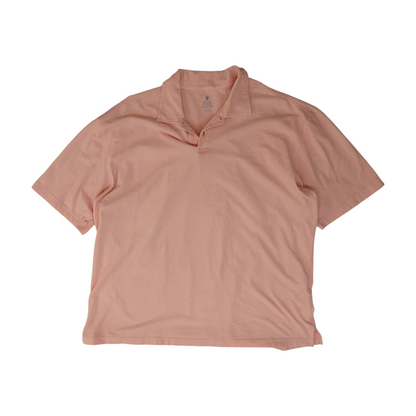 Pink Solid Short Sleeve Polo