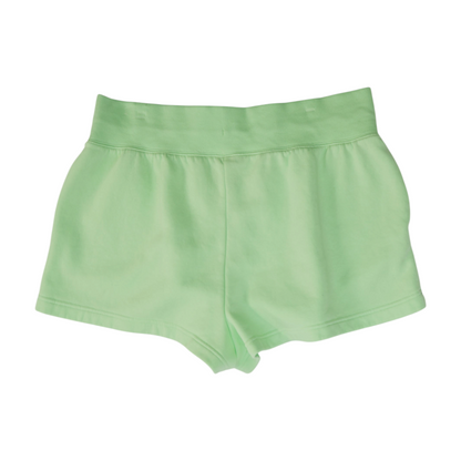 Green Solid Active Shorts