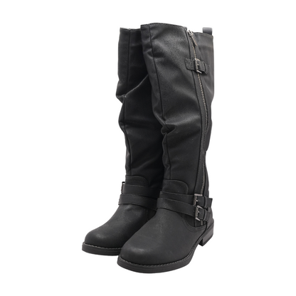 Black Knee-High Boots
