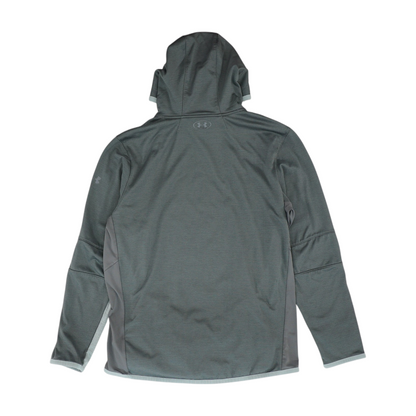 Gray Solid Hoodie Pullover