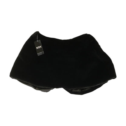 Black Solid Cape Sweater